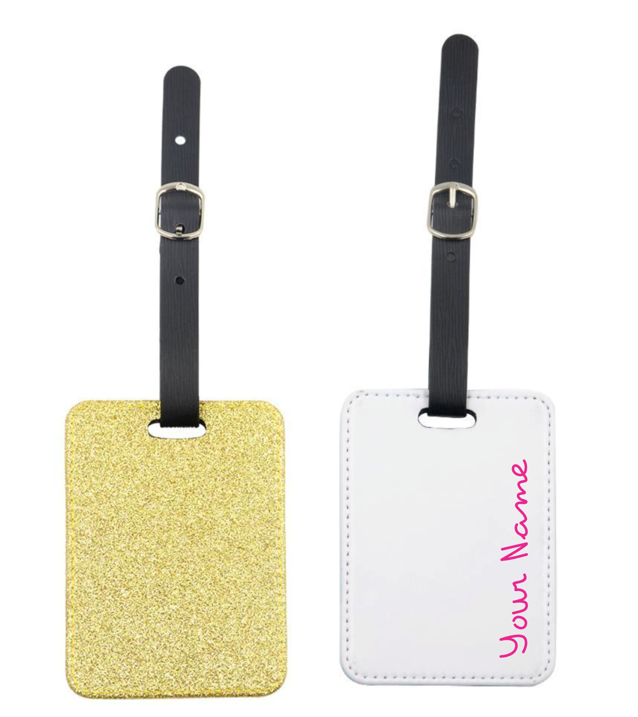 Island Style ‘2021/22’ Personalised Luggage Tag Gold Mr Decals